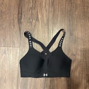 Under Armour Black Cross-Back Sports Bra